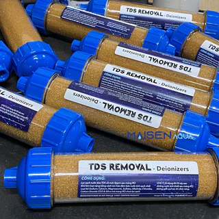 Lõi DI TDS Removal Chất Lượng Cao, Khử Khoáng Kim Loại Nặng (chỉ nên dùng sau RO)