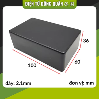 [HCM] Hộp nhựa gài III 100x60x36 thích hợp cho việc chế tạo, làm hộp nguồn, hộp đựng mạch điện tử, hộp bảo vệ thiết bị