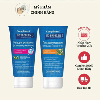 Gel Rửa Mặt BHA Cho Da Dầu & Da Nhạy Cảm Compliment No Problem - 200ml