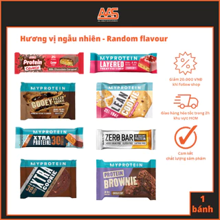 Thanh bánh dinh dưỡng năng lượng protein bar nhiều loại - 1 cái - Hương vị ngẫu nhiên - tiện lợi nhiều đạm