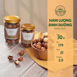 Hạt Macca nứt vỏ hộp kèm đồ khui Tây Nguyên Food - Việt Nam 500g