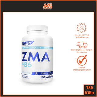 MINERALS - SFD NUTRITION - ZMA + B6 - 180 TABLETS - Hỗ trợ xương khớp cải thiện giấc ngủ tăng free test  - Từ Châu Âu