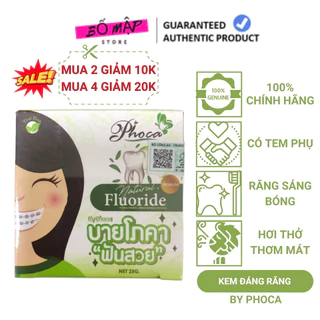 Kem đánh răng PHOCA, kem đánh răng thảo dược Thái Lan 25g