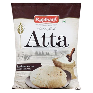 Bột mì Rajdhani atta - Wheat flour Rajdhani - Indian Wheat flour - Rajdhani atta (5kg)