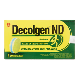 ECOLGEN Nhức đầu - Hắt Hơi - Sỗ Mũi - Buồn Ngủ & Không Buồn Ngủ ( vĩ 4 viên)