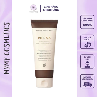 Sữa Rửa Mặt Byvibes Wonder Bath PHA 5.5 PH Balancing PHA Cleansing Foam 130ml