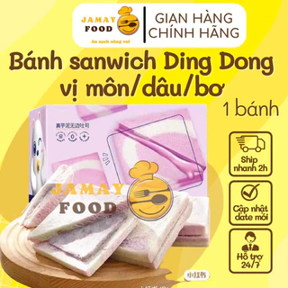 [1 bánh] Bánh mì sandwich vị khoai môn siêu hot chất bánh mềm thơm béo vị khoai môn sữa | Ăn vặt Jamay Food