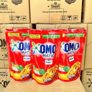 Nước giặt OMO Matic Comfort hương thanh xuân dành cho máy giặt - Hàng tặng túi 350g