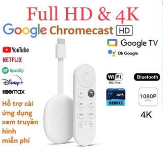 Android Box Onn, Chromecast 4K, Full HD, Android TV, điều khiển giọng nói, Netflix Bản Quyền 4K. 0984651088