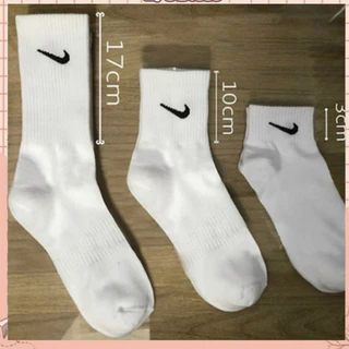 Tất Nike Nam Nữ Trắng Đen Cổ Cao / Cổ Trung / Cổ Ngắn Cho Nam Nữ Thể Thao