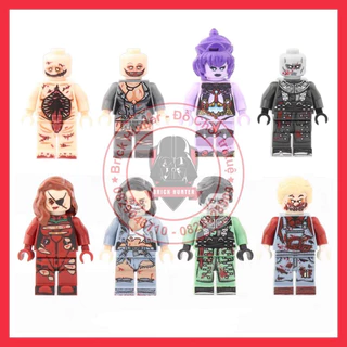 Horror minifigures bộ 8 nhân vật phim kinh dị các thể loại