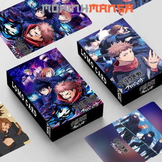 Lomo card hộp 30 thẻ truyện Jujutsu Kaisen Chú thuật hồi chiến Inumaki Yuji Itadori Sukuna Satoru Gojo Megumi