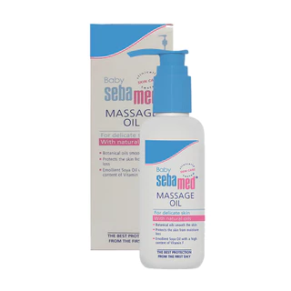 Dầu massage Sebamed pH5.5 Baby Soomthing Massage Oil 150ml - đa năng cho bé