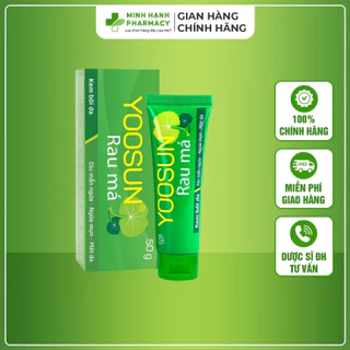 Kem bôi da Yoosun rau má dịu mẩn ngứa rôm sảy, dịu mát da, ngừa mụn, giúp da mềm mịn - 25g - Minh Hạnh Pharmacy
