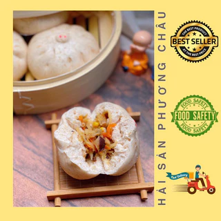 [HỎA TỐC SG] Bánh bao nguyên cám chay nấm thơm ngon healthy set 4 cái