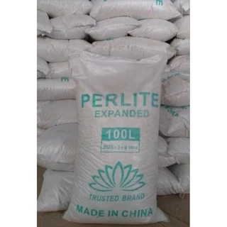 Đá perlite – Đá trân châu bao lớn 100 lit( khoảng  9-10kg tùy độ ẩm từng bao )