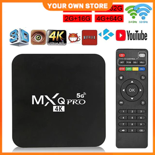 MXQPRO 128GB Android 10.1 Hộp TV thông minh 4K YouTube Media Play