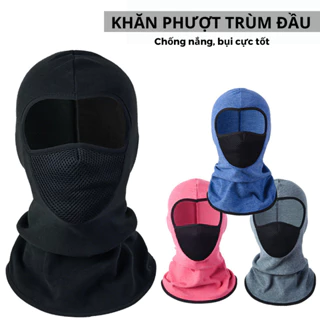 [KPT] Khăn Phượt Trùm Đầu Ninja Điều Hòa Ari Cao Cấp - Mặt Nạ Chống Nắng, Chống Tia Uv Đa Năng Đi Xe Máy (3 Màu)