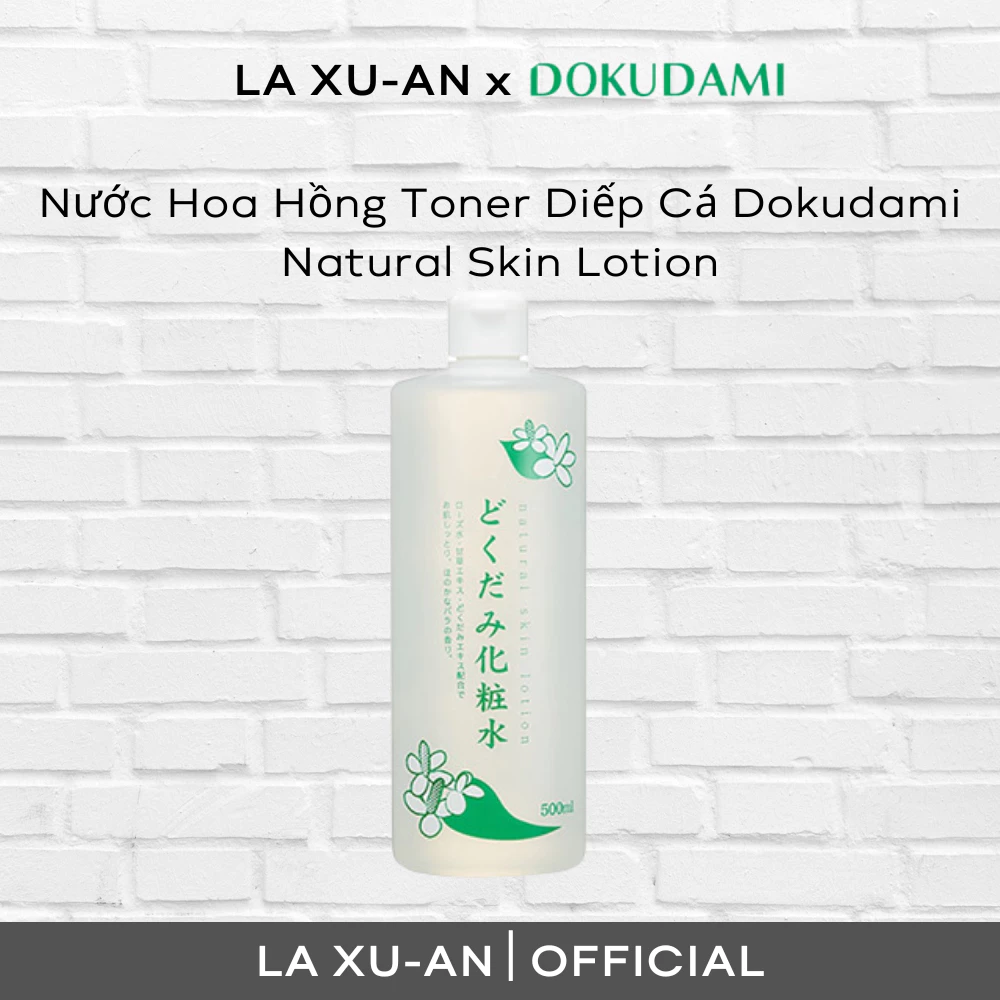 Nước Hoa Hồng Diếp Cá Dokudami Natural Skin Lotion 500ML dành cho da dầu mụn - Tặng 01 Mask