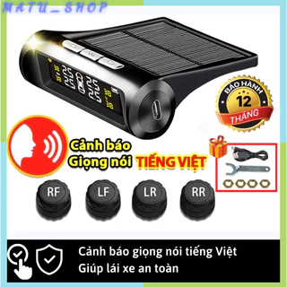 Cảm biến áp suất lốp ô tô TPMS van ngoài sạc năng lượng mặt trời bản quốc tế