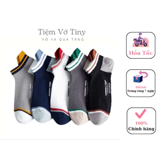 Tất nam cổ ngắn vớ nam cổ ngắn CHEEMY khử mùi kháng khuẩn chống hôi chân TN-002