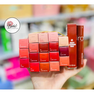 Son tint bóng Romand màu 23 Juicy Blur Lasting Tint Nâu đỏ nhạt