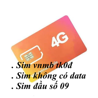 Sim VNMB ĐẦU SỐ 09 NGHE GỌI + TẠO TK ZALO