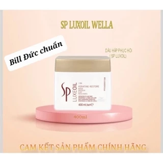 Ủ tóc Wella Sp Luxe Oil - hàng Đức Auth - Bill đi kèm - siêu thơm mềm mượt