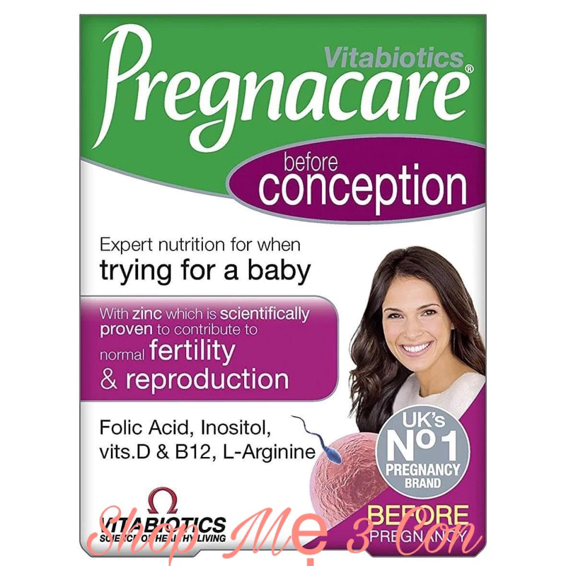 Viên bổ trứng Pregnacare before Conception for her, tăng khả năng thụ thai dành cho phụ nữ chuẩn bị mang thai,