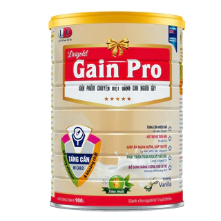 Sữa Livigold Gain Pro 900g - Chuyên Biệt Cho Người Gầy, Ăn Uống Kém, Hỗ Trợ Tiêu Hóa, Ăn Ngon Miệng và Tăng Cân Đều