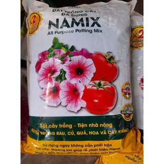 Gói 5dm3, Đất chuyên trồng sung Mỹ, bầu bí, hoa kiểng Namix gói nhỏ tiện lợi