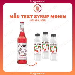 Mẫu thử mẫu test syrup Monin các mùi - Chai 100ml