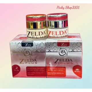 Combo Kem Face Zelda Plus Dưỡng Trắng Da Ngày Đêm Lớn 25gram