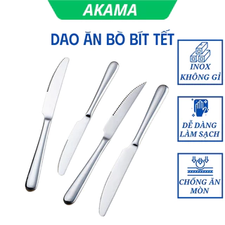 Dao ăn bít tết / steak chất liệu thép không gỉ sáng bóng bền đẹp