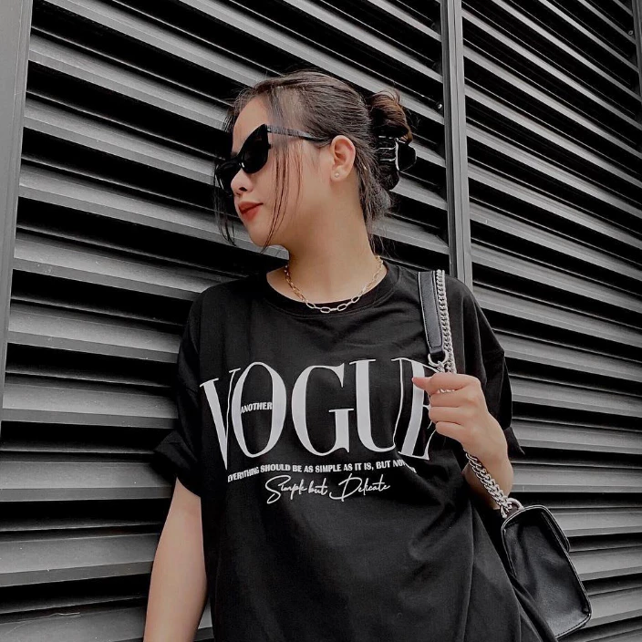 Áo thun NELLY Cotton 260gsm Premium - Vougue Tay Lỡ Form Rộng Nam Nữ