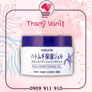 Gel Dưỡng Ẩm Da Chiết Xuất Từ Hạt Cây Ý Dĩ Naturie Hatomugi Skin Conditioning 180g