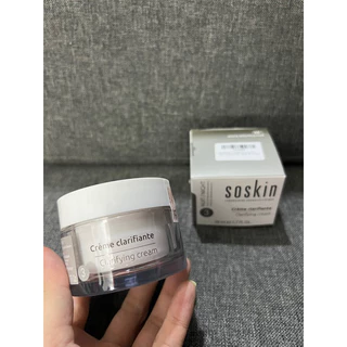 Kem dưỡng trắng da ban đêm Soskin Clarifying Cream