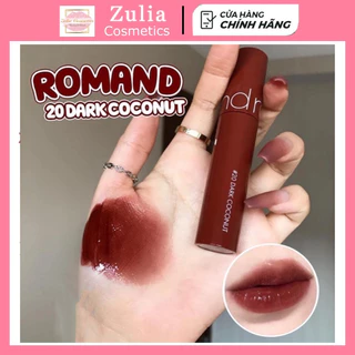 [FREE SHIP] SON TINT BÓNG ROMAND MÀU 20 NÂU ĐẤT (Romand Juicy Lasting Tint 20)