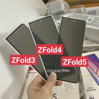 Kính cường lực chống nhìn trộm cho Samsung Z Fold 6/ Z Fold 5/ Z Fold 4/ Z Fold 3 Full màn hình siêu bảo mật