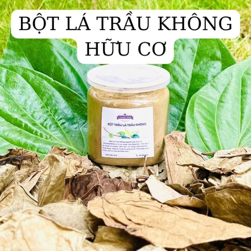 Bột Lá Trầu Không Hữu cơ hủ 80gr- mờ nám - xông vùng kín