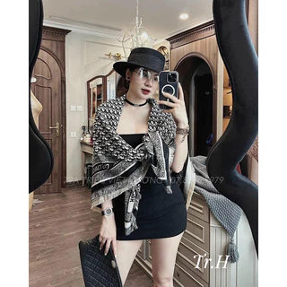 Khăn Di.or bản vip chuẩn Kim Anh Bùi [Hàng Sẵn]140*140