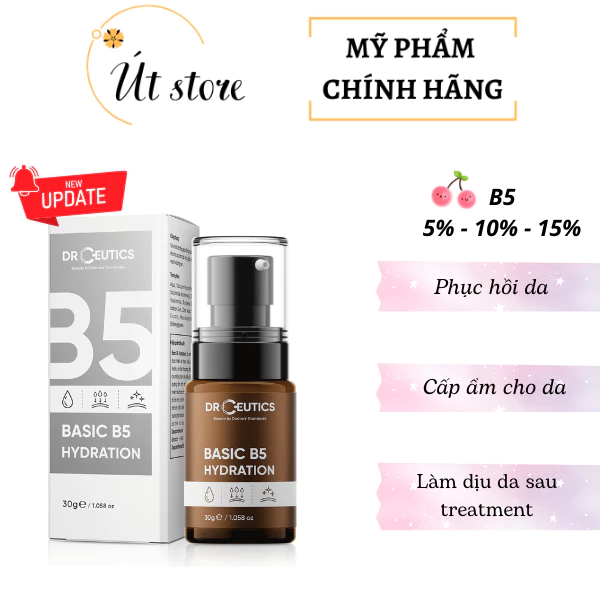 Serum b5 drceutics Dr Ceutics (basic B5 5% / B5 10% / B5 15%) cấp ẩm và phục hồi da - Út store