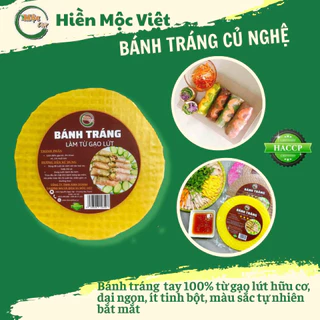 Bánh tráng nhúng tráng tay củ nghệ Mộc Việt