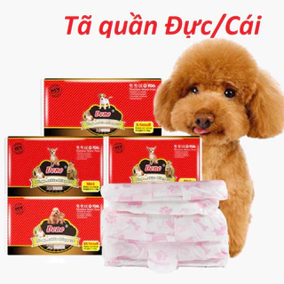 Tã quần Dono cho chó mèo/ Tã dán Dono/Tã chó đực/ Tã chó cái siêu mềm, thấm hút tốt, tiện lợi