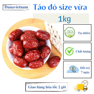 Táo đỏ size vừa trọng lượng 1kg hàng loại 1 - hỗ trợ giấc ngủ tăng cường trí nhớ