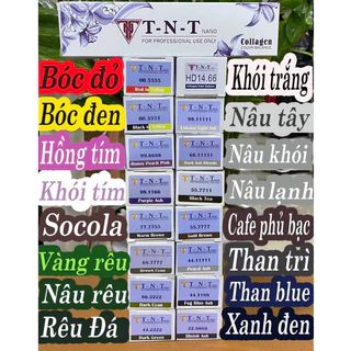 Thuốc nhuộm tóc, Màu nhuộm tóc TNT Plus chính hãng, màu nhuộm siêu dưỡng, lên màu chuẩn và nhanh chóng