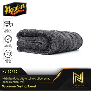 Meguiar's Supreme Drying Towel / Khăn lau xe microfiber cao cấp - KL4040