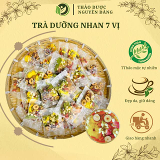 Trà dưỡng nhan 7 vị thảo mộc 10/20/30/50 gói, đẹp da, giữ dáng, thanh nhiệt, bổ máu, Táo đỏ, kỷ tử