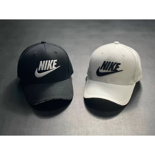 [ 𝐀̉𝐧𝐡 𝐓𝐡𝐚̣̂𝐭 ] Nón Mũ Lưỡi Trai  nike  Xịn , Thêu  Chữ Trên Vành, Chất Liệu Vải Thoáng Mát [HOT TREND]