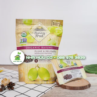 Nho khô hữu cơ Sultana Sunny  Fruit 250g - Date: 1/2025 - Shanti